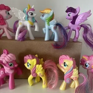 MY LITTLE PONY MIXED LOT OF McDONALDS HAPPY MEAL TOYS PONIES